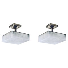 RSF10  Rock Crystal Semi Flushmounts by Phoenix