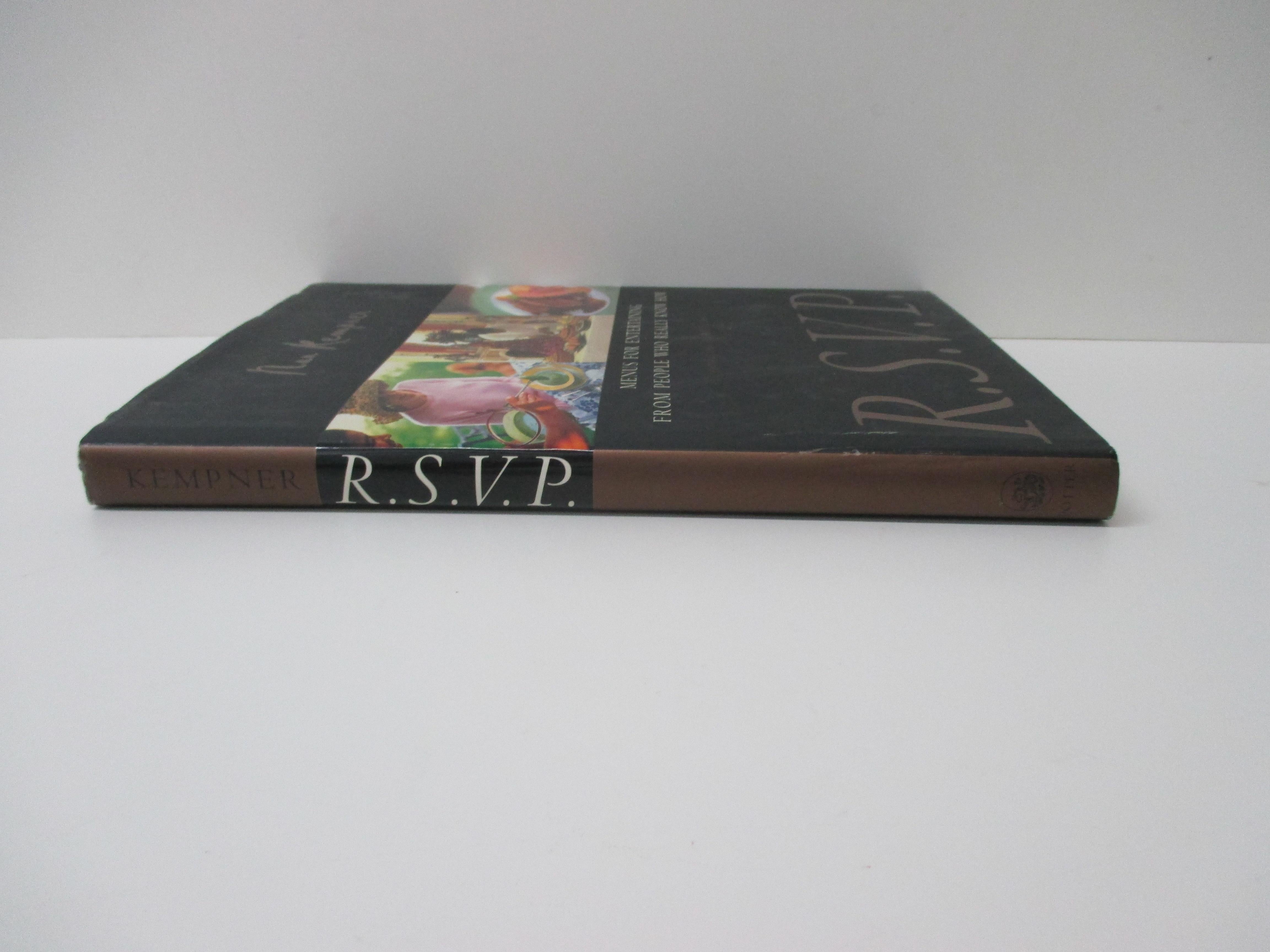 R.S.V.P.: Menus for Entertaining from People Who Really Know How In Good Condition In Oakland Park, FL
