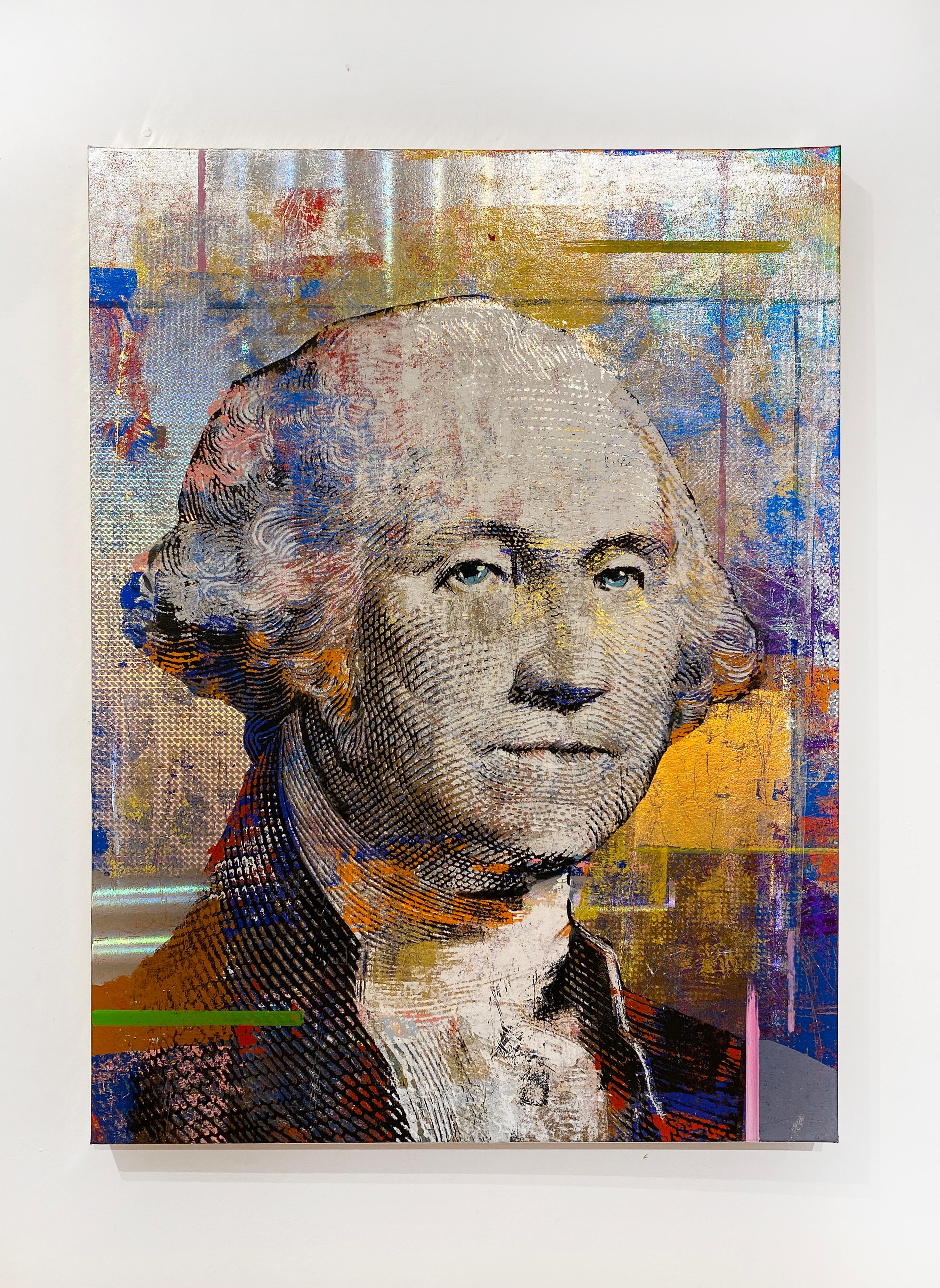 1 Dollar George Washington - Painting by Houben R.T.
