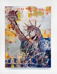 1-Dollar-Freiheitsstatue In God We Trust