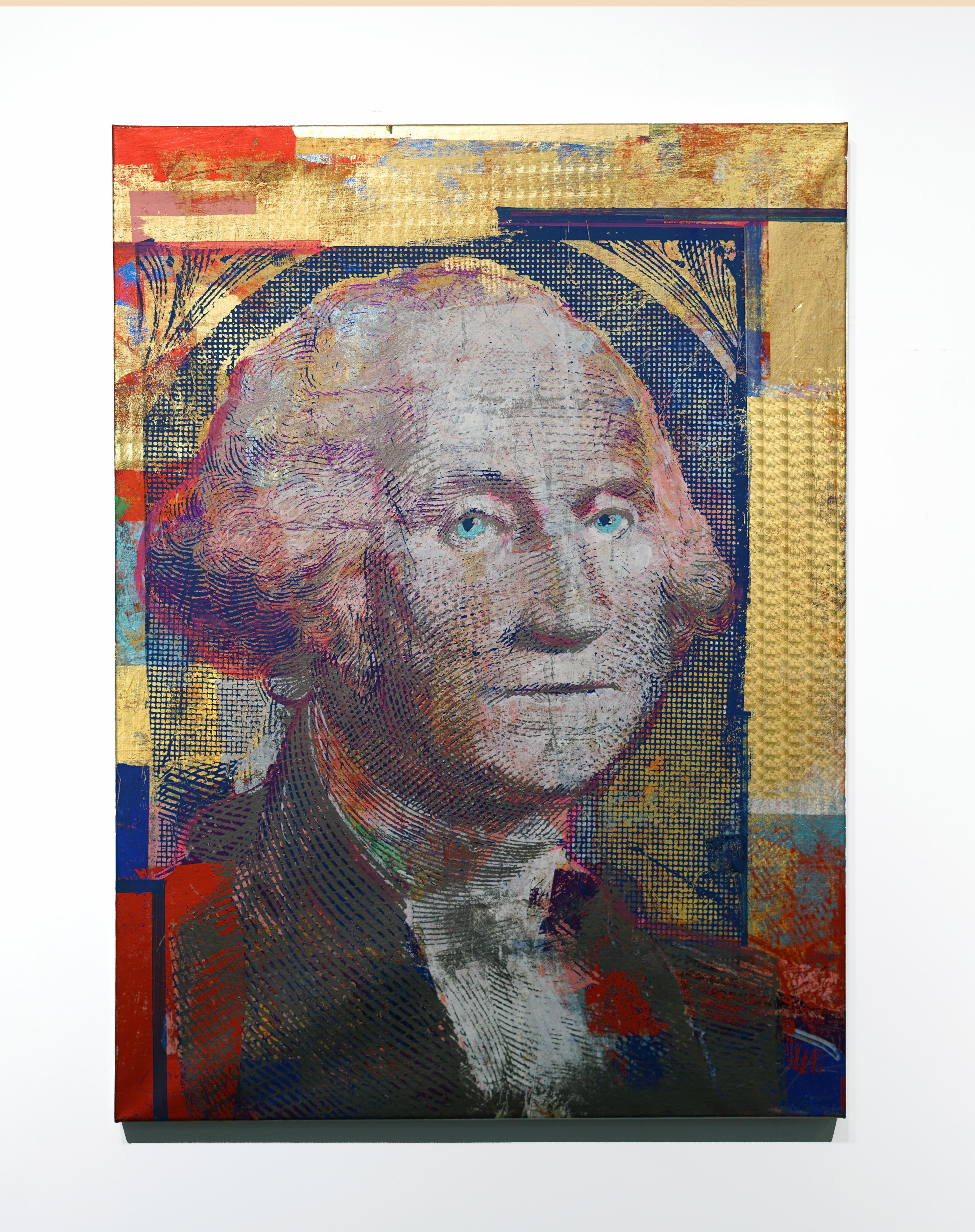 $1 George Washington - Painting by Houben R.T.