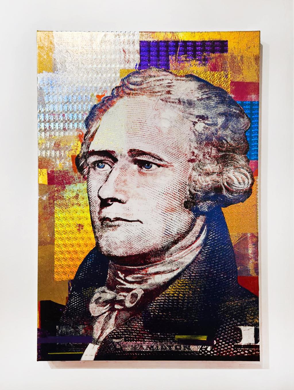 10 Dollar Alexander Hamilton (Zeitgenössisch), Painting, von Houben R.T.