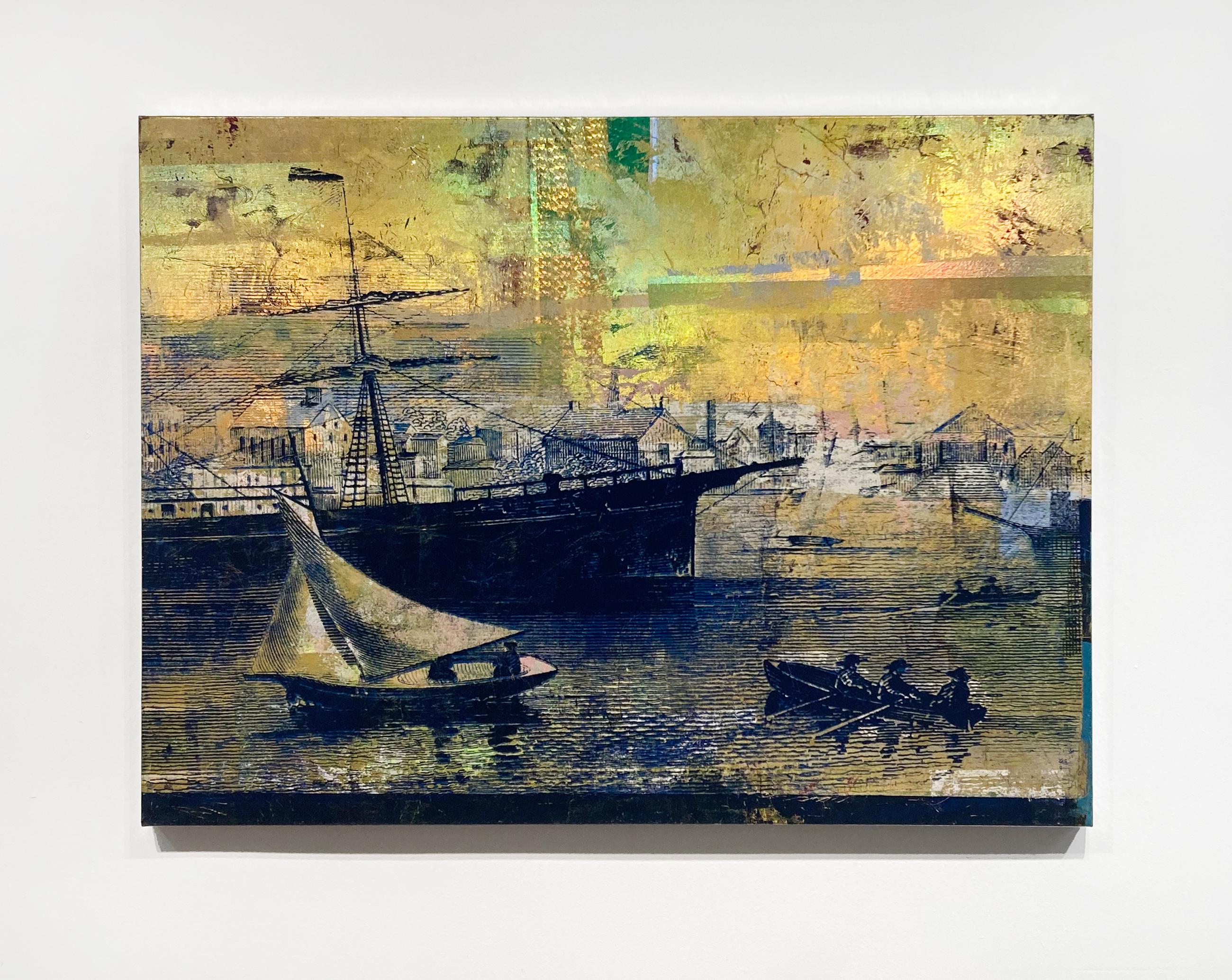 5 Dollar Bank of North Carolina Raleigh NC. - Painting de Houben R.T.