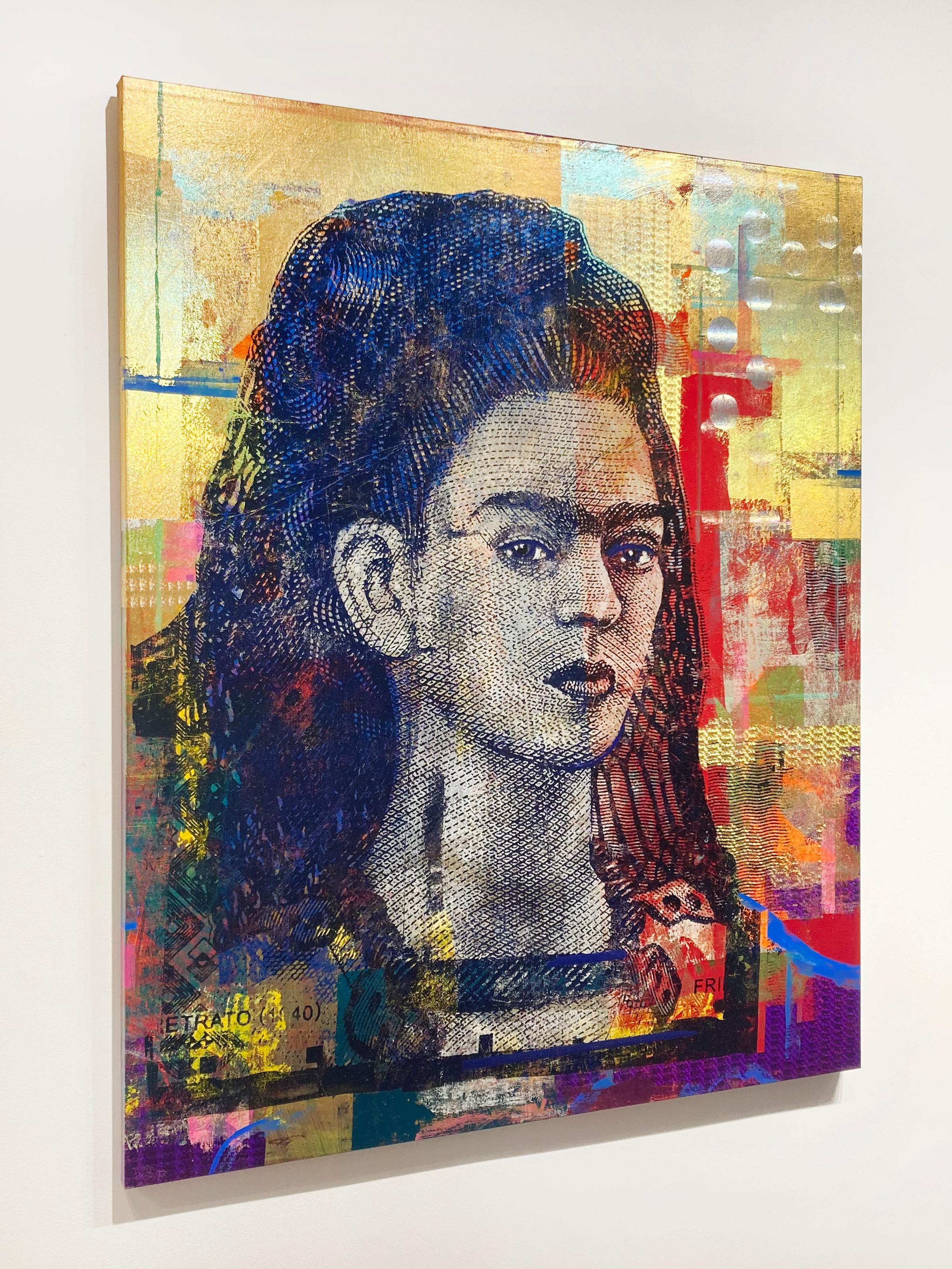 500 Pesos Frida Kahlo - Painting Contemporáneo de Houben R.T.