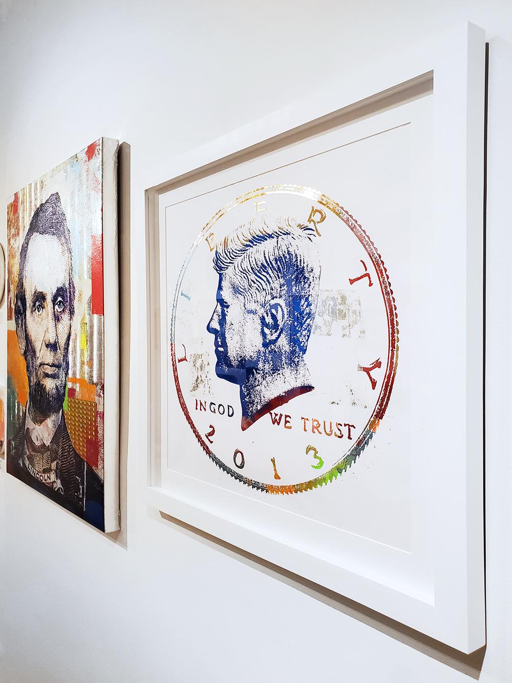 In God We Trust - Painting Contemporaneo di Houben R.T.