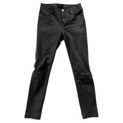 RtA Navy Leather Pants, Size 27