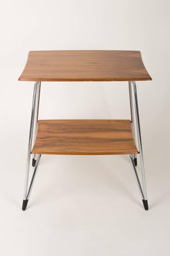 RTV TV Table, Vintage, Beech Wood, Europe, 1960s