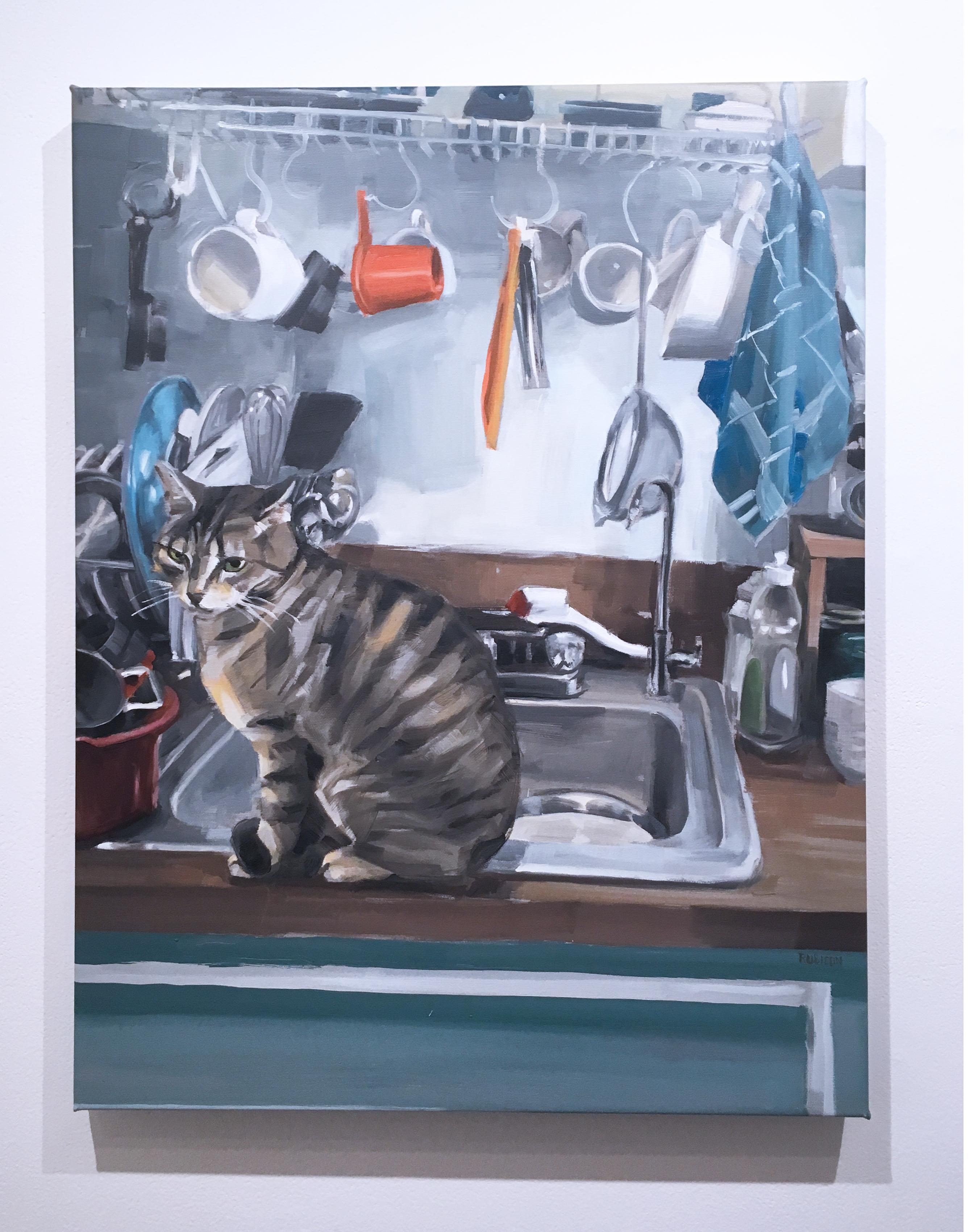 Billy im Waschbecken – Painting von RU8ICON1