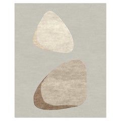 Tapis Rua Das Pedras de Simone Coste en laine, en tulle et soie