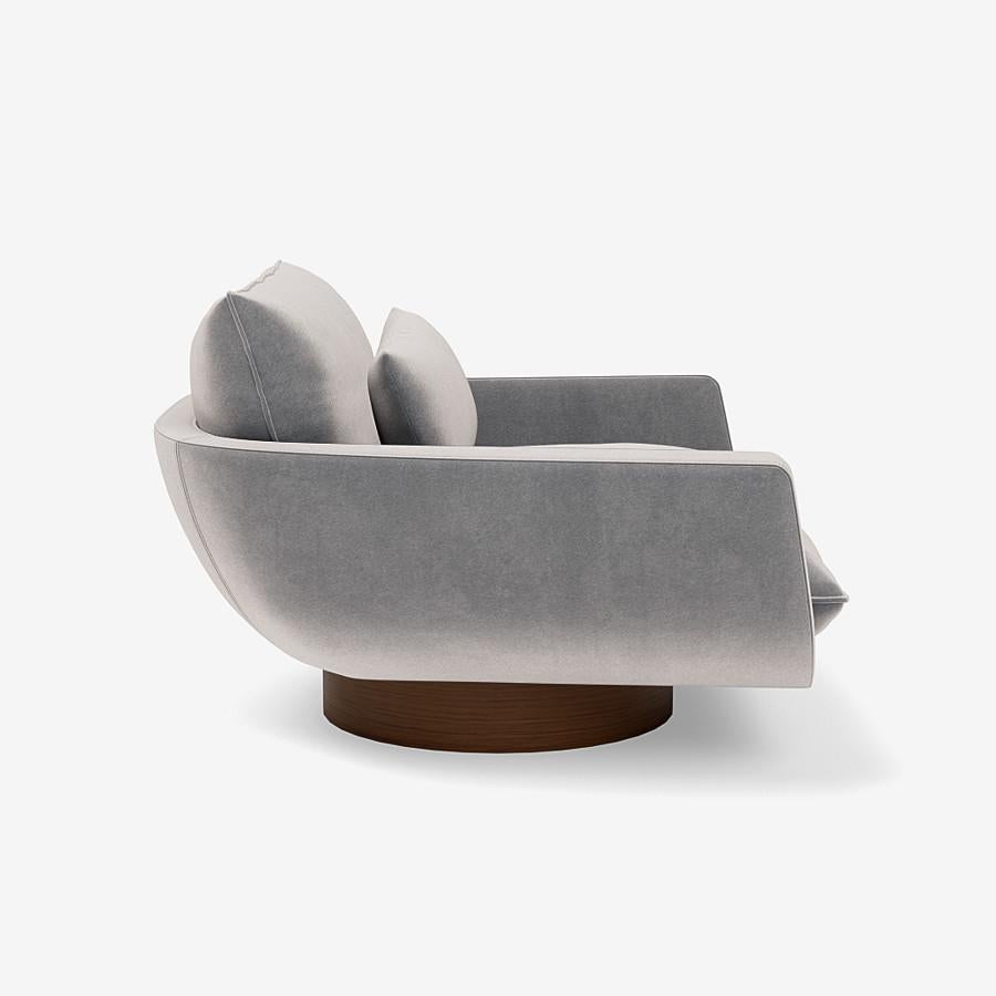 Modern Rua Ipanema Lounge Chair by Yabu Pushelberg in Mohair For Sale