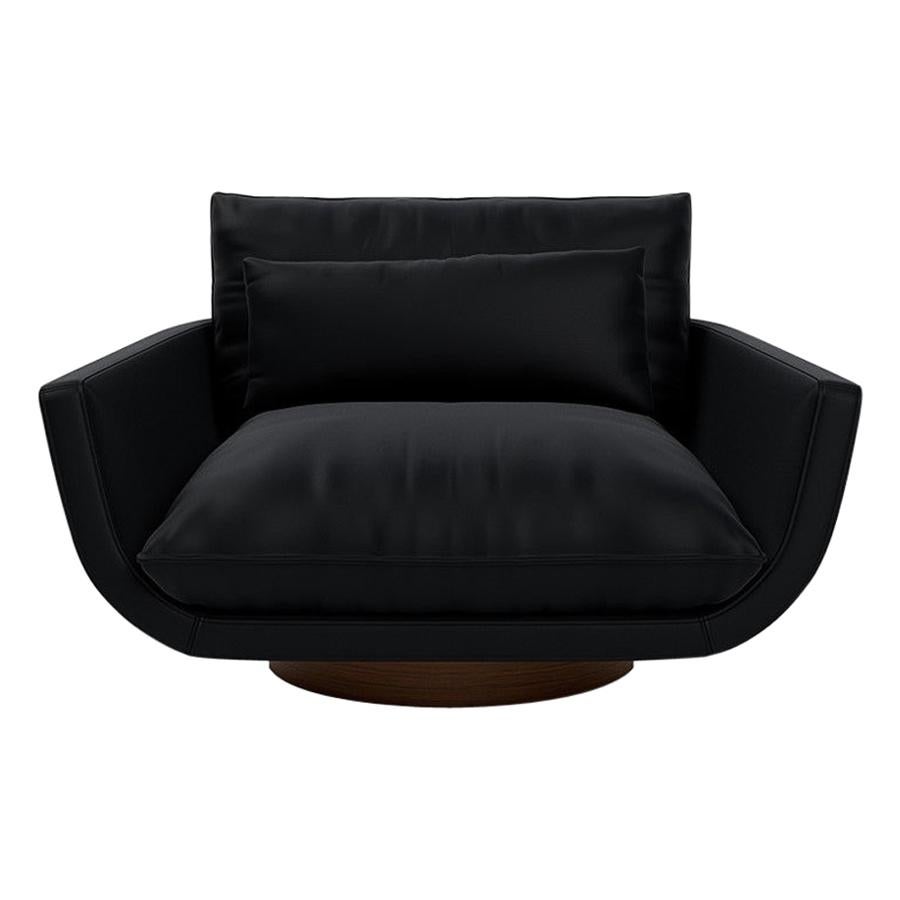 Rua Ipanema Lounge Chair by Yabu Pushelberg in Premium Leather For Sale