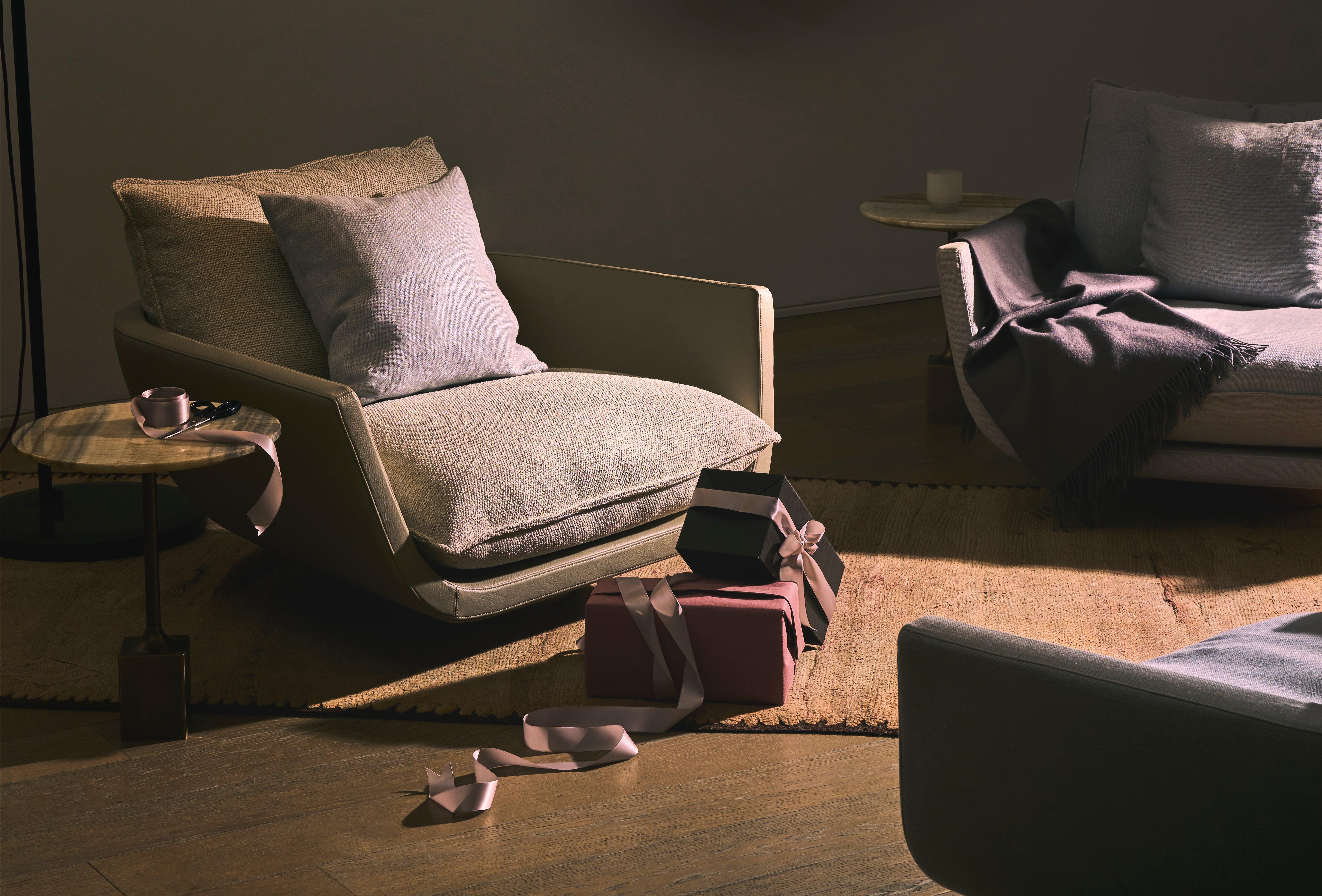 Rua Ipanema Lounge Chair by Yabu Pushelberg in Premium Leather 'High Base' For Sale 3