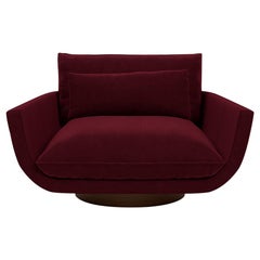 Rua Ipanema Lounge Chair by Yabu Pushelberg in Velvet