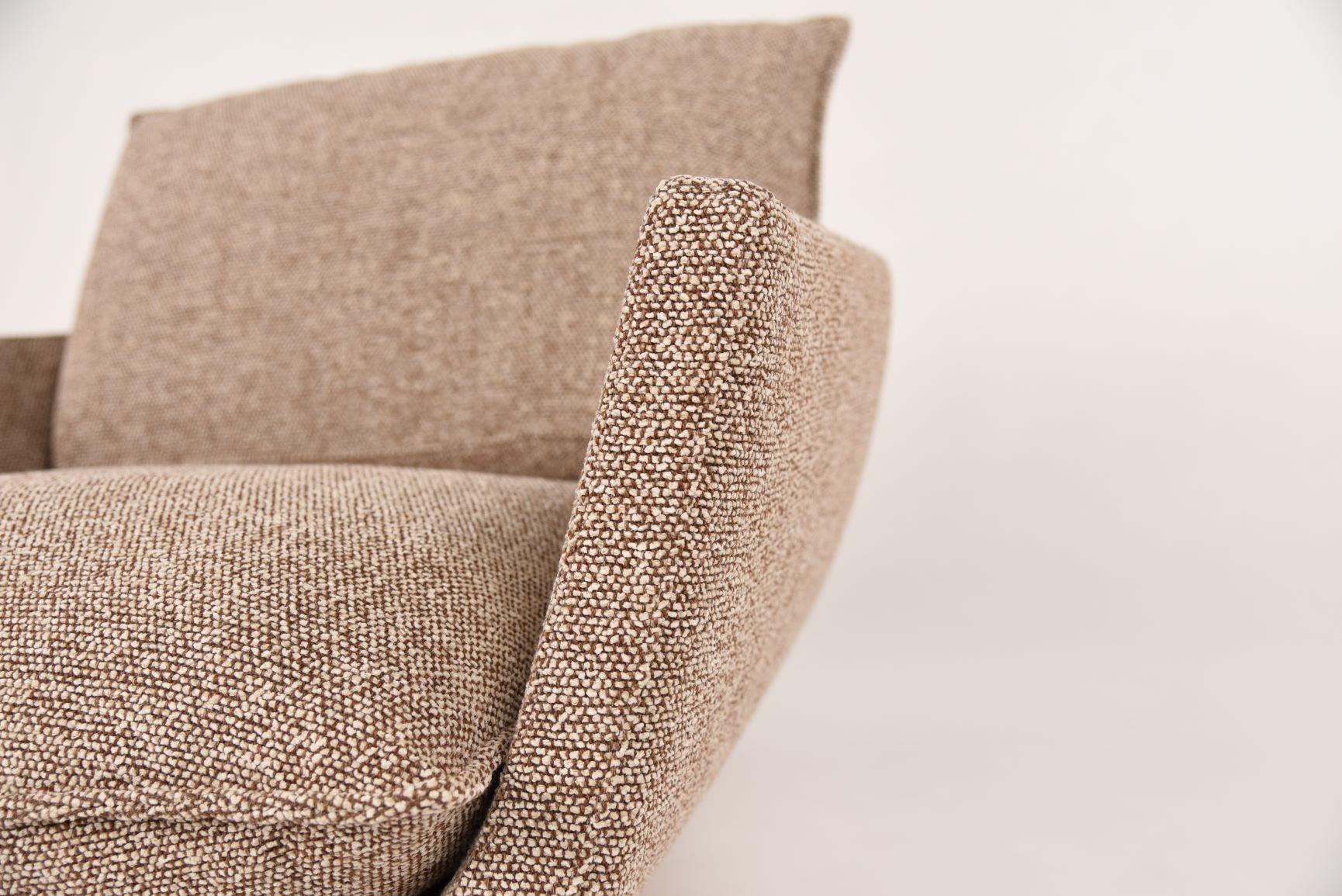 Upholstery Rua Ipanema Lounge Chair in Sumach Street Earth Fabric