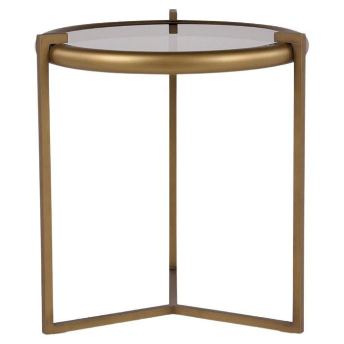 Table d'appoint Rua Tucuma en or bruni