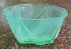 Ruba Rombic 'Jade' Bowl, Reuben Haley for Consolidated Glass