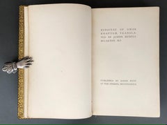 Rubáiyát of Omar Khayyám, E. Fitzgerald transl. – 1889 – Petrus Ruban binding