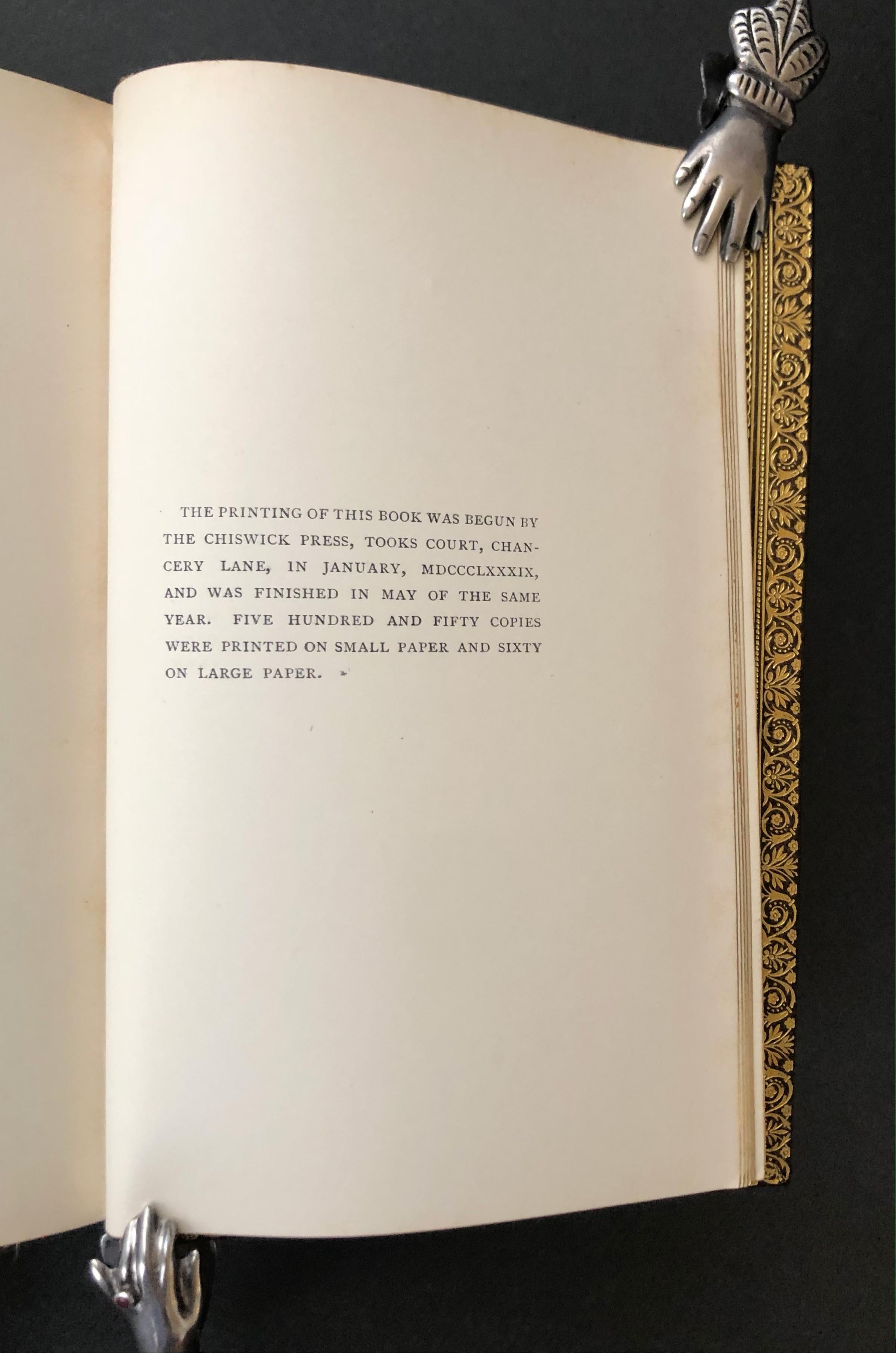 XIXe siècle Rubáiyát d'Omar Khayyám, traduction de E. Fitzgerald - 1889 - Reliure Petrus Ruban en vente