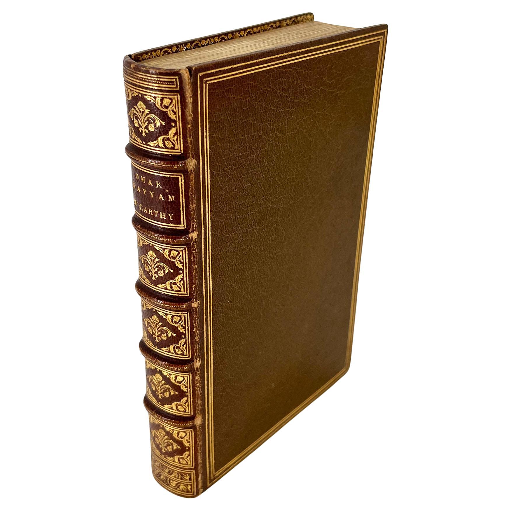 Rubáiyát von Omar Khayyám, Übersetzung von E. Fitzgerald - 1889 - Einband Petrus Ruban