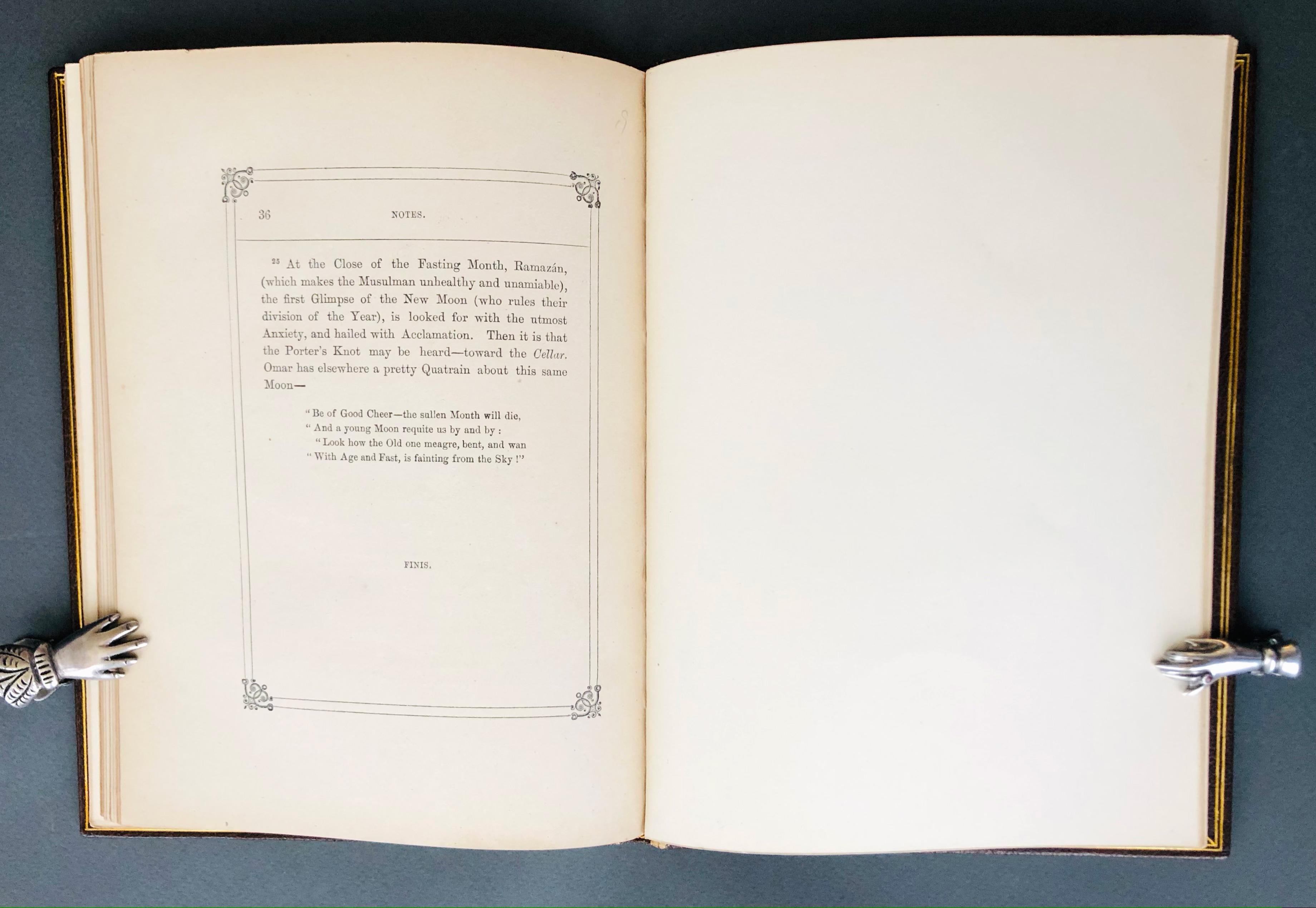 XIXe siècle Rubáiyát d'Omar Khayyám, traduction de E. Fitzgerald, Club Bindery en vente