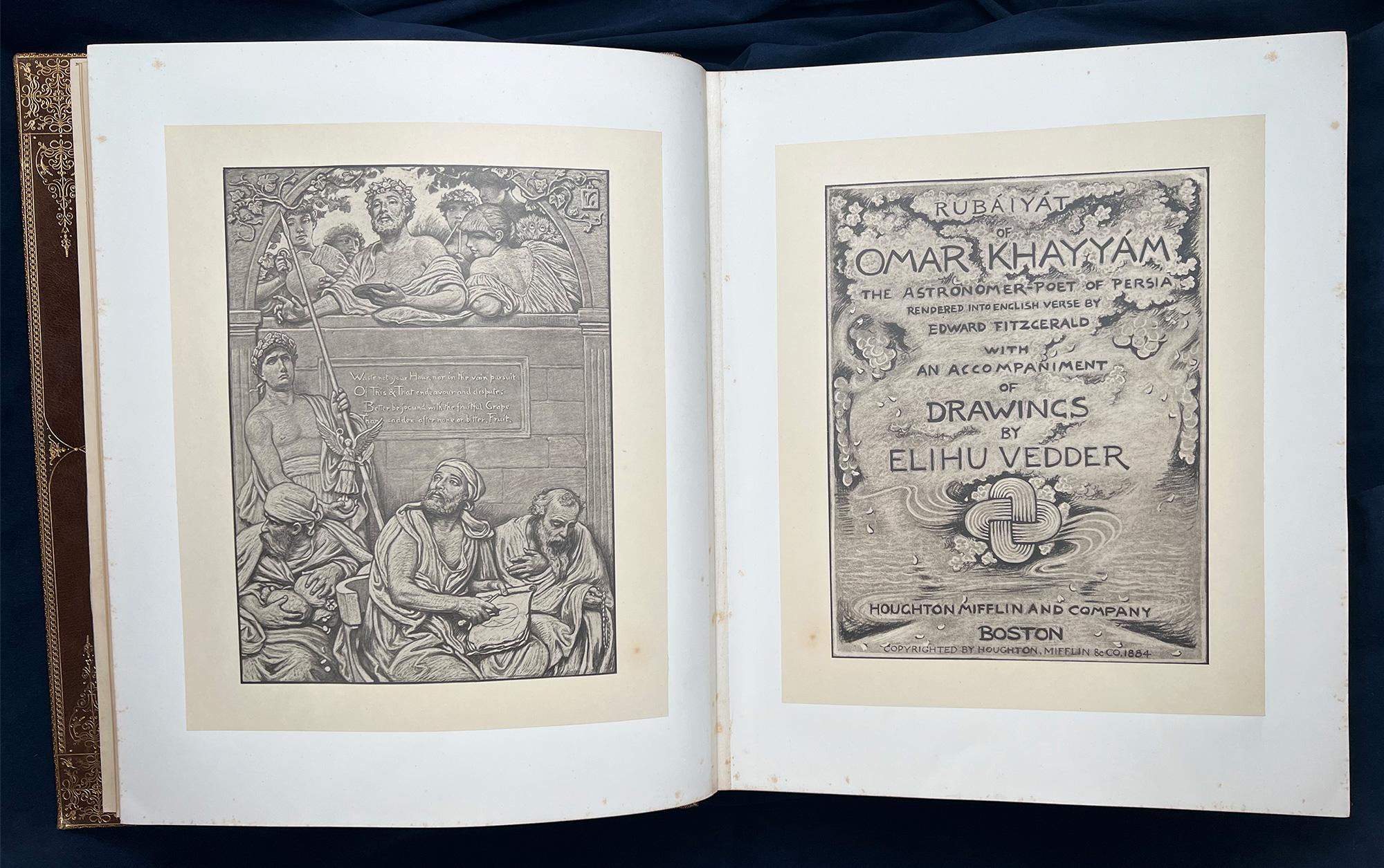 Embossed Rubáiyát of Omar Khayyám – The Elihu VEDDER, SUPER DELUXE Edition For Sale