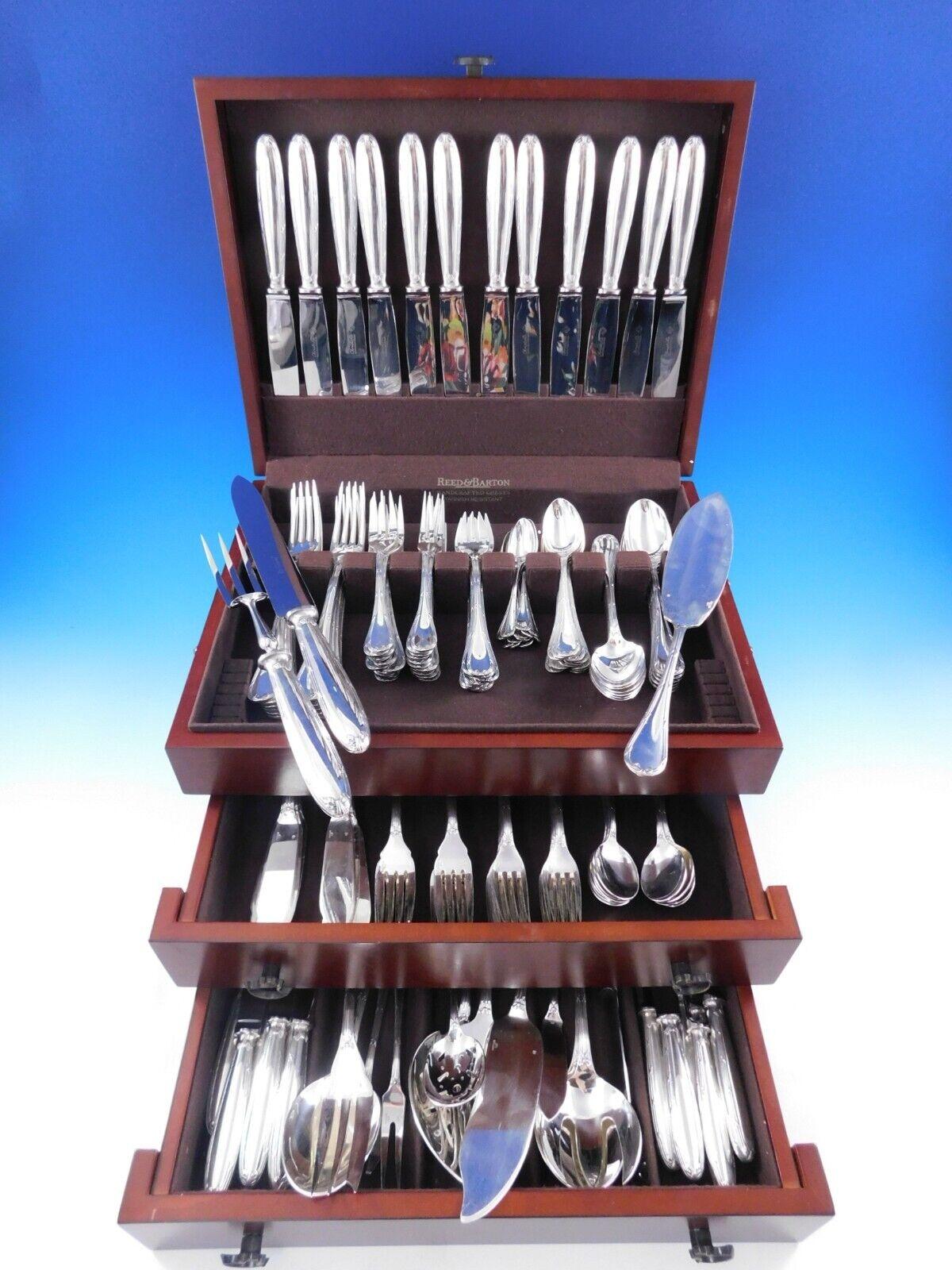 With a dedication to perfection and quality, Christofle flatware creations unite craftsmanship and modern technique, resulting in flatware to be handed down through generations. Created in 1907, Rubans is characterized by symmetrical ornamentation