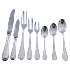 Rubans by Christofle Silverplate Flatware Service Set 102 pcs France Dinner Size