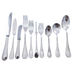 Rubans by Christofle Silverplate Flatware Service Set 363 pcs France Dinner Size
