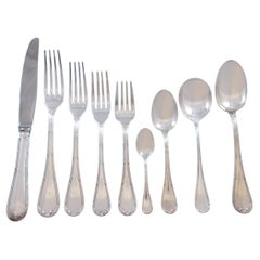 Rubans by Christofle Silverplate Flatware Service Set 75 Pcs France Dinner Size