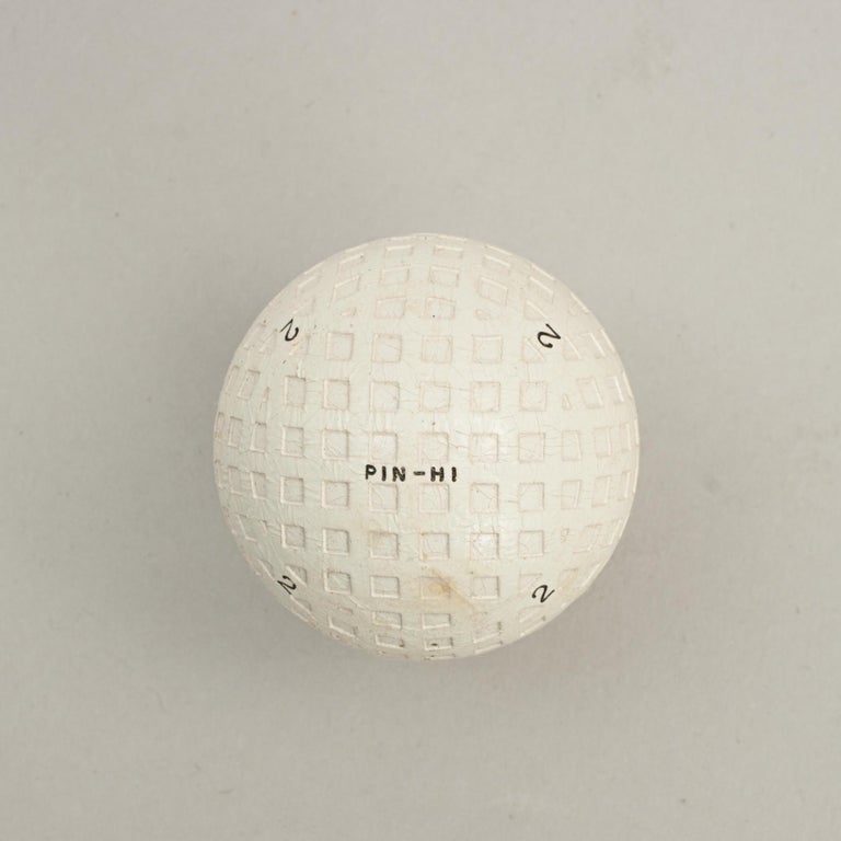 Rubber Core Mesh Patterned PinHi Golf Ball at 1stDibs
