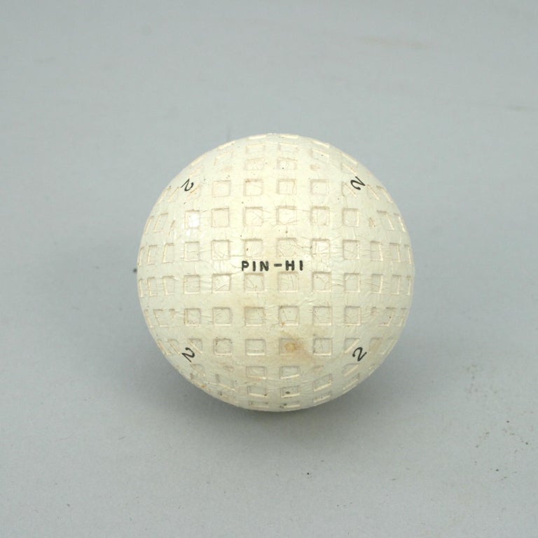 Rubber Core Mesh Patterned PinHi Golf Ball at 1stDibs