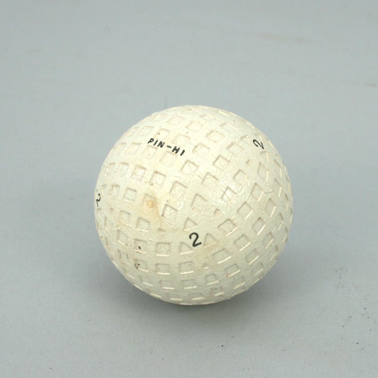 Rubber Core Mesh Patterned PinHi Golf Ball For Sale at 1stDibs