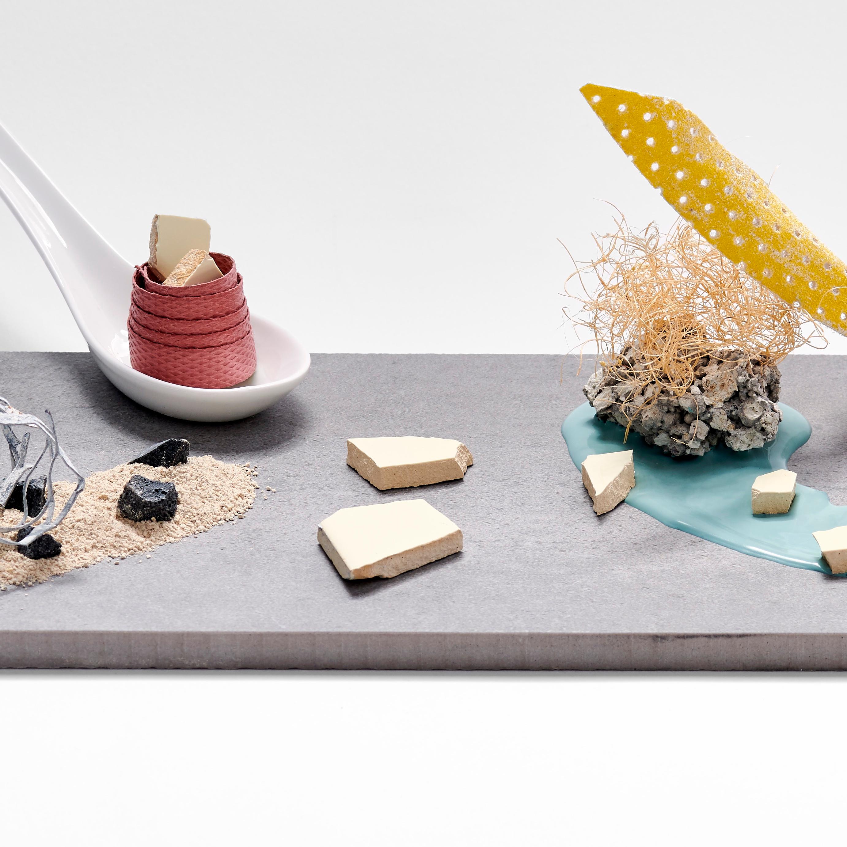 Photograph on C print.
The cheese platter is made from rest over waste ingredients found in on a building site in Rotterdam. Rubdish is a conceptual visualization of waste finding it’sway back onto your plate. It is the transformation of rubbish