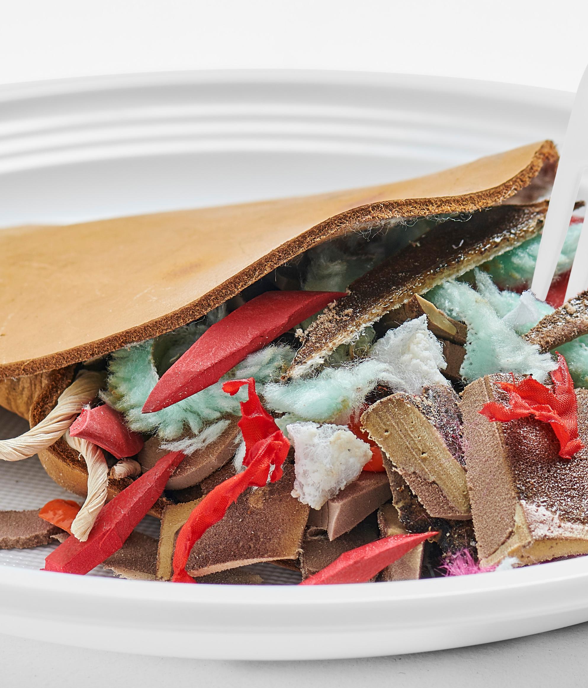 The Kebab is made from rest over waste ingredients found alongside a highway in Rotterdam. Rubdish is a conceptual visualization of waste finding it’sway back onto your plate. It is the transformation of rubbish into an appetizing rub-dish. The