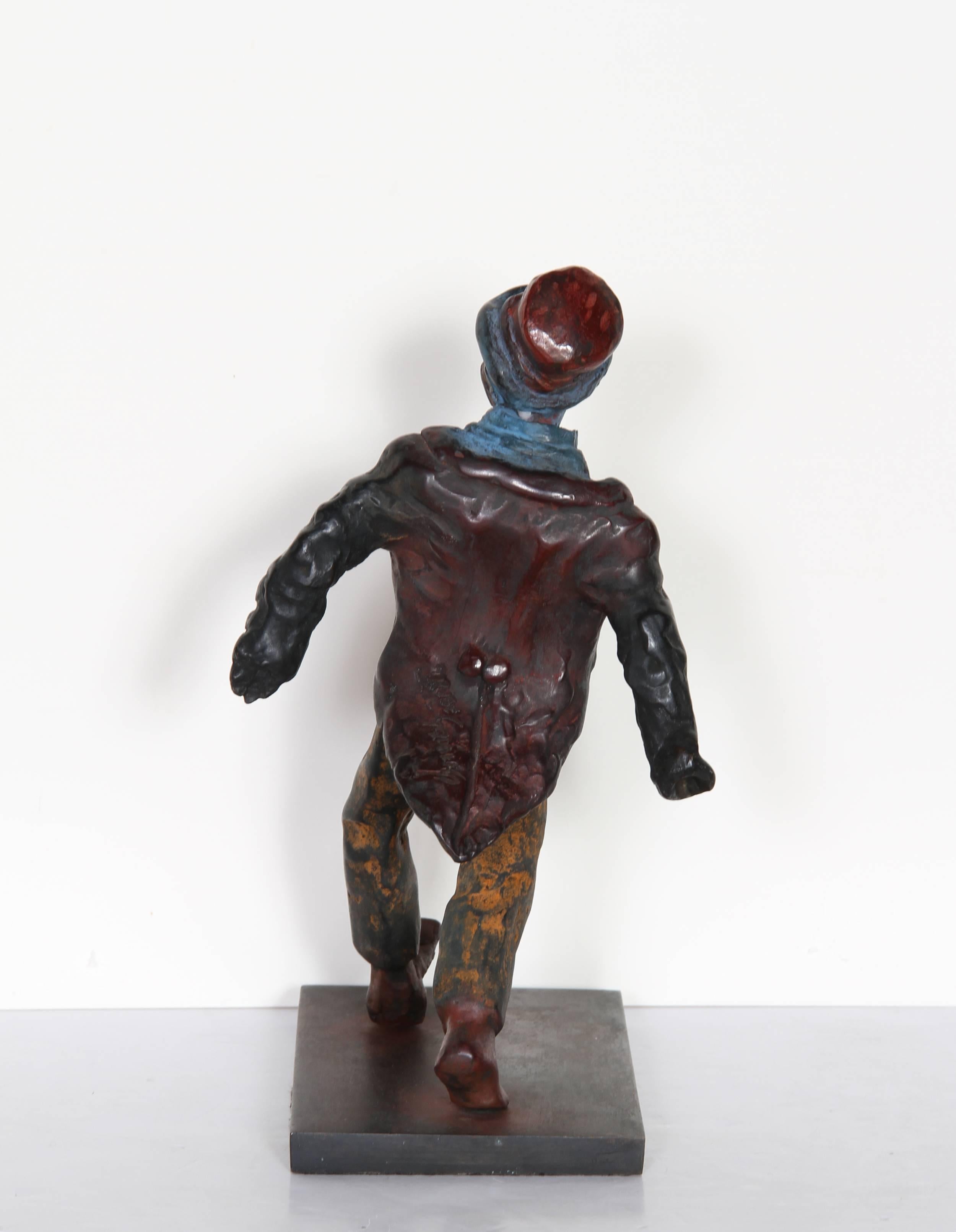 Clown, Bronze Sculpture by Rube Goldberg 1