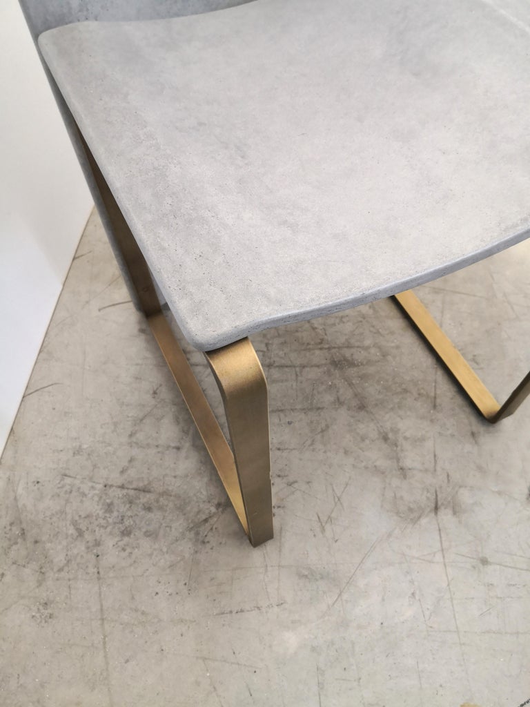 Rubeda concrete chair design Roberto Giacomucci 2018 For Sale at 1stDibs