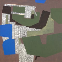 Talking Points: Abstract Painting, Acrylic on Canvas, 2010s, New, 33x33