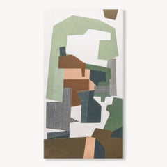 Untitled II: Abstract Painting, Acrylic on Canvas, New, 2010s, 76x40