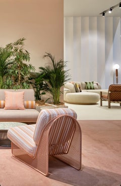 Rubelita Cappuccino and Blue Velvet Deluxe Handmade Decorative Pillow