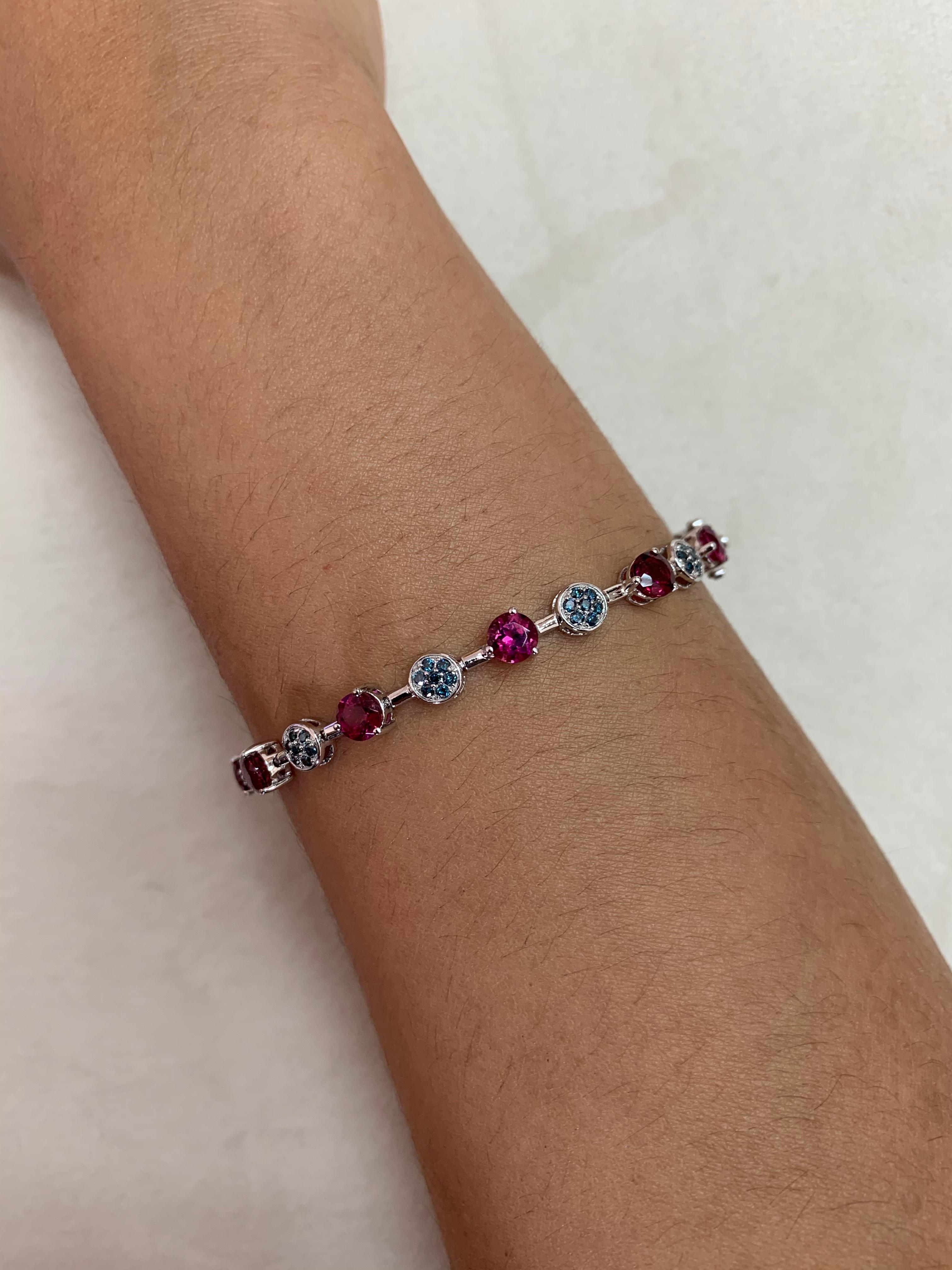 Featuring a collection of everyday designer bracelets by Sunita Nahata. These bracelets are 
light, fun and comfortable, and with subtle details they are given a trendy twist to make them perfect for your everyday wear. 

Rubelite Tourmaline and