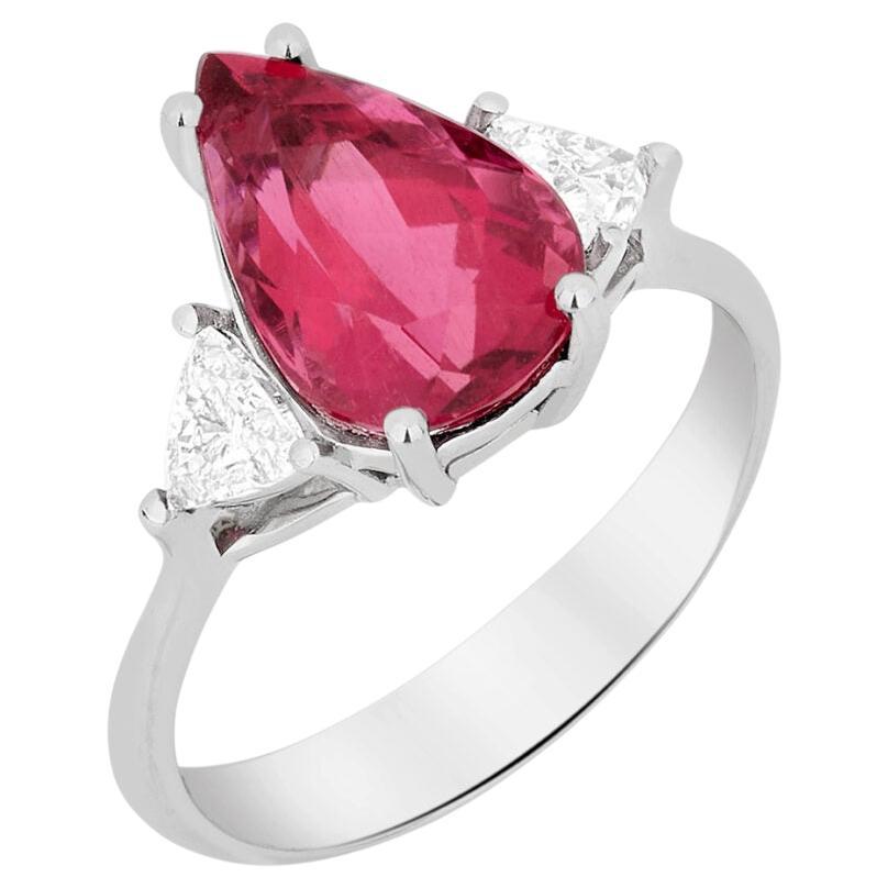 Rubellit Ring - 2,88 Karat im Angebot