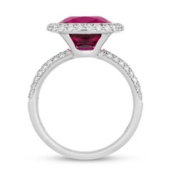 Rubellite Ring, 4.12 carats