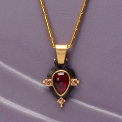 Rubellite Tourmaline Andromeda Pendant