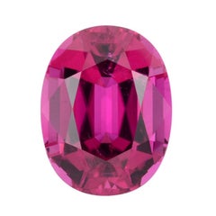 Rubellite Tourmaline Ring Gem 10.49 Carat Oval Loose Gemstone