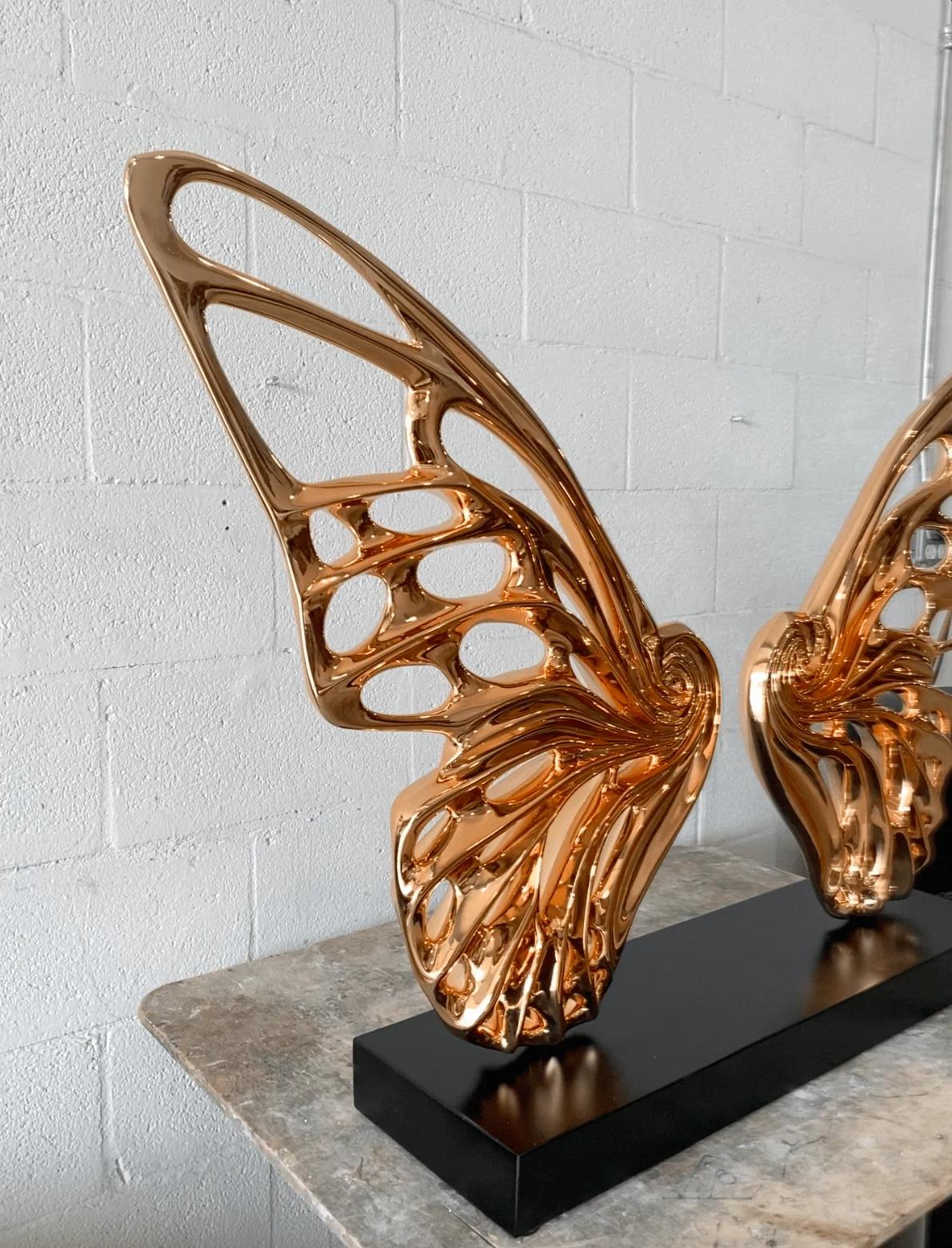 Dream Machine, Bronze Chrome - Sculpture by Rubem Robierb