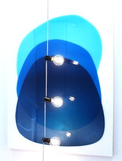 UnderWater 5408, Gemälde, Acryl auf Holzplatte