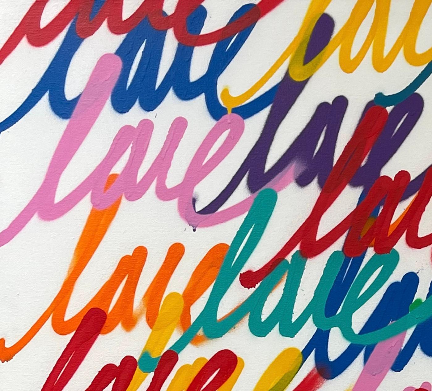 Serie Arcobaleno Bianco - Painting Contemporaneo di Ruben Rojas