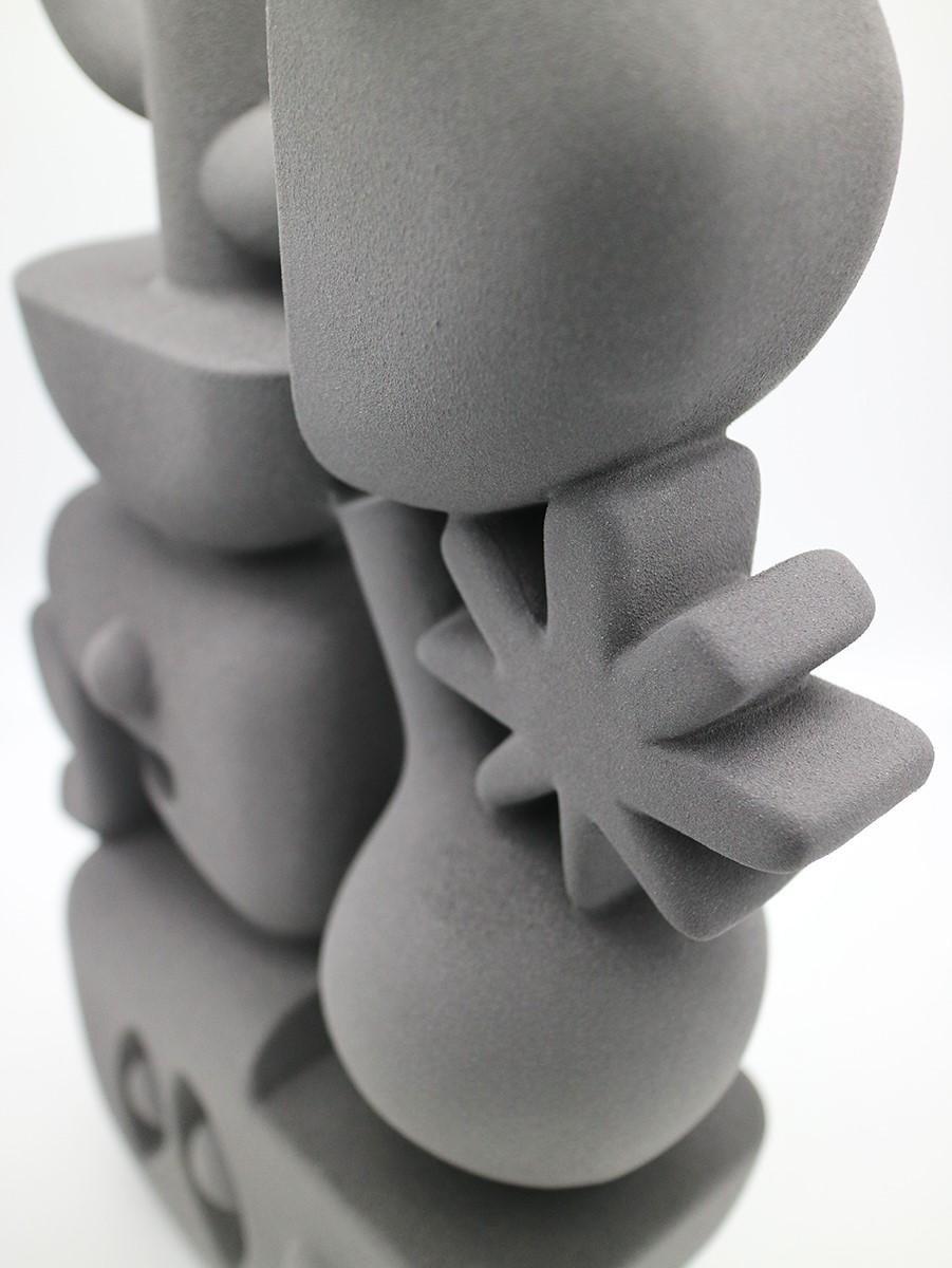 Equilibrio Ceramic 2022 - Cubist Sculpture by Rubén Sánchez