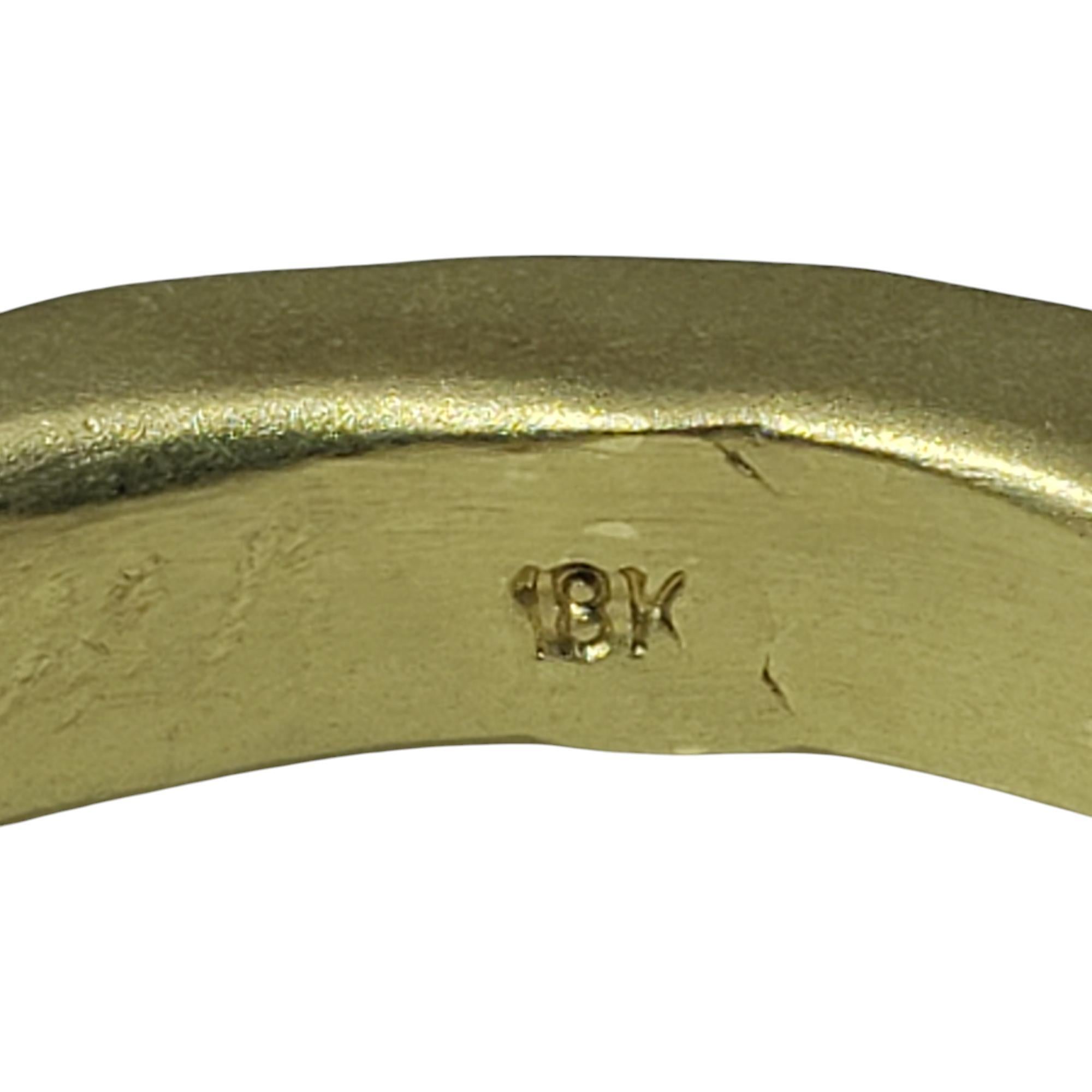 Ruben Viramontes 18K Yellow Gold and Diamond Beagle Ring Size 8 #20778 For Sale 2