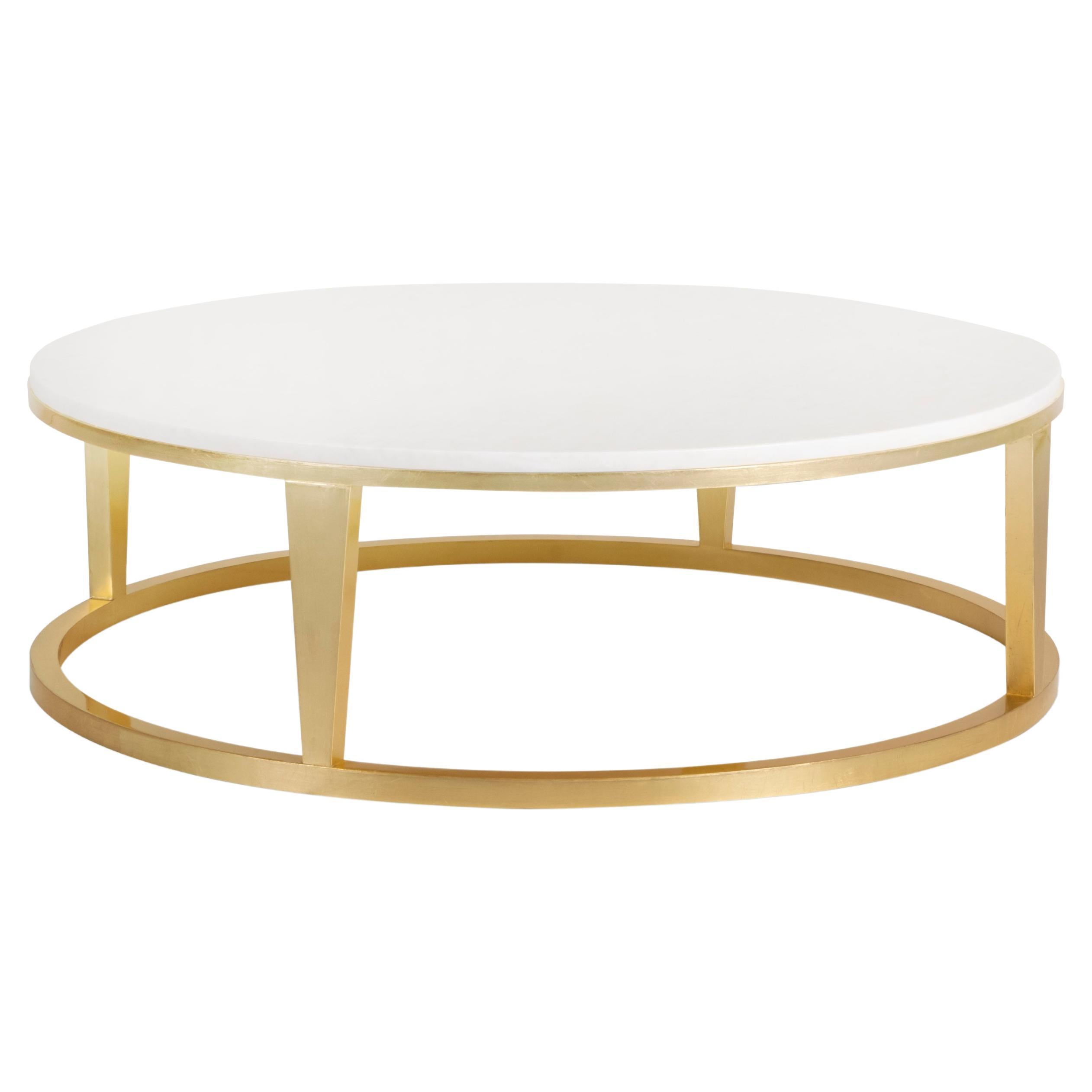 Tavolino Art Deco Rubi in marmo Calacatta Oro Fatto a mano Portogallo Greenapple